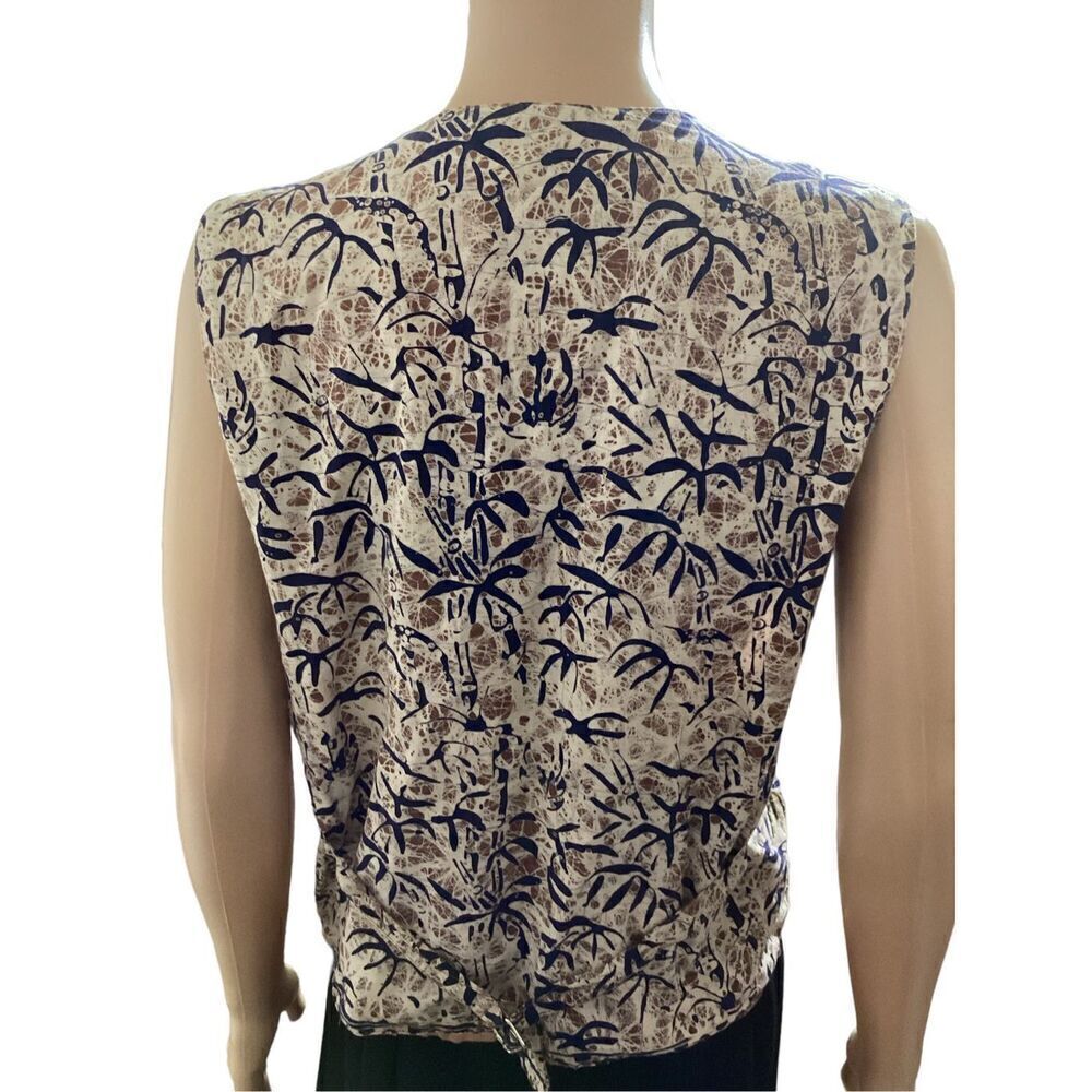Vintage Creazioni Effect Beaded Vest Top M - Picture 2 of 9